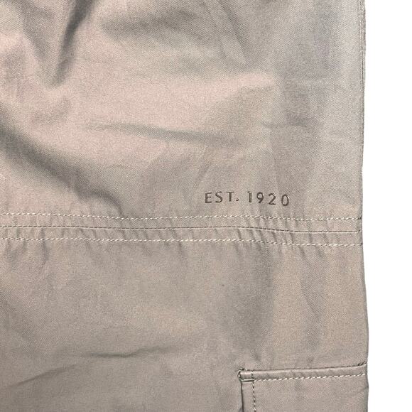 EDDIE BAUER Polar Fleece Lined Pants‎ 12  Gray Pockets Cargo Hiking Straight Leg - Picture 6 of 11